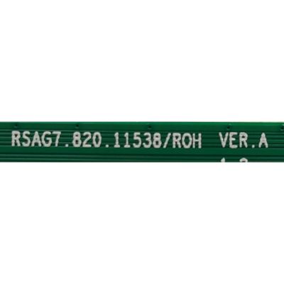 T-CON PARA TV HISENSE / NUMERO DE PARTE 298366 / RSAG7.820.11538/ROH VER.A / 305044 / TG227415C5 / PANEL HD550Y1U72-T0L2 / DISPLAY HV550QUB-F70 REV.2.0 / MODELOS 55R6G / 55A65GV - Imagen 2